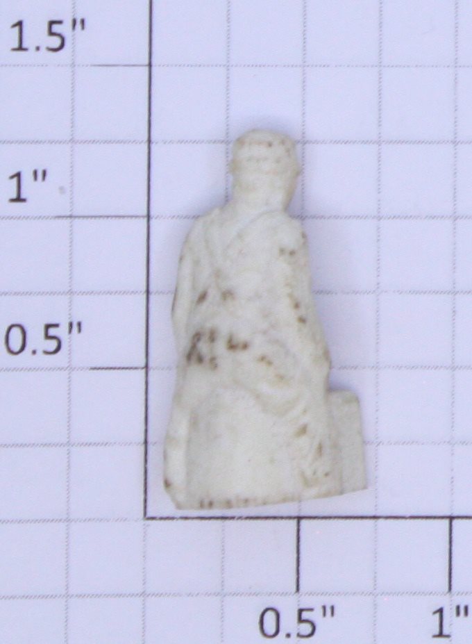 Lionel 3472-36 White Milkman Figure with Painted Face and Hands