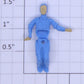 Lionel 6505-76 Light Blue Crewman Figure with Painted Face