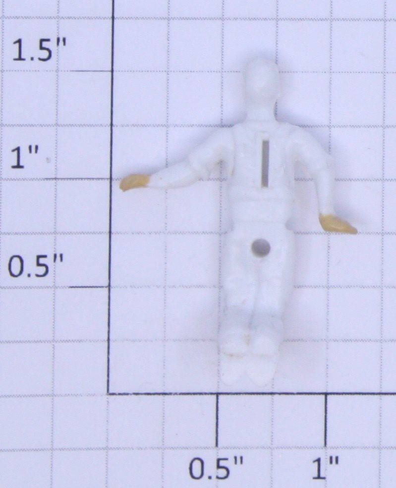 Lionel 50-76 White Seated Figure with Painted Face and Hands