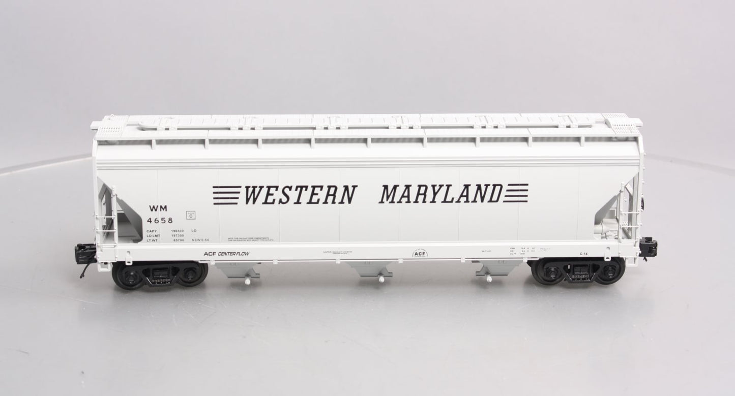 MTH 20-97656 Western Maryland 3-Bay Centerflow Hopper