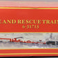 Lionel 6-31715 O Gauge Fire Rescue Steam Train Set LN/Box