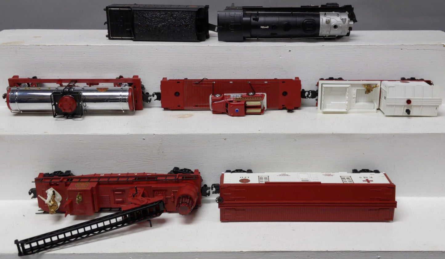 Lionel 6-31715 O Gauge Fire Rescue Steam Train Set LN/Box