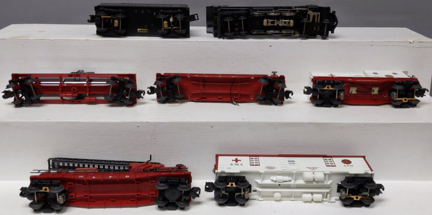 Lionel 6-31715 O Gauge Fire Rescue Steam Train Set LN/Box