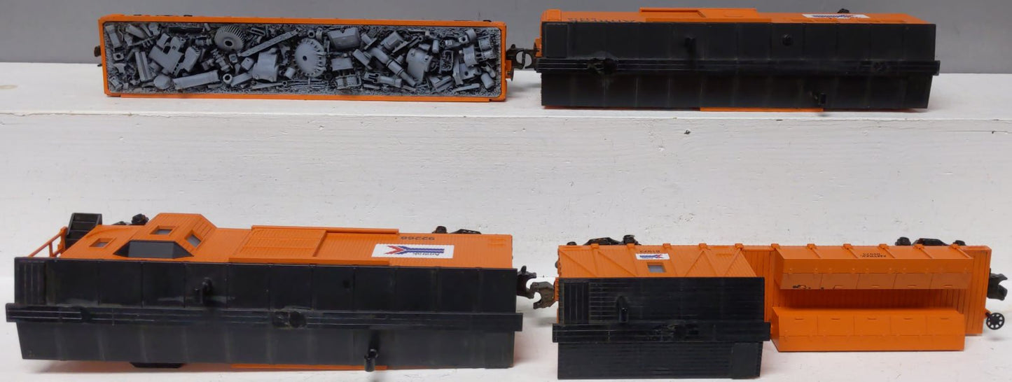 MTH 30-4024-1 RailKing Amtrak Diesel Freight Cars Only EX
