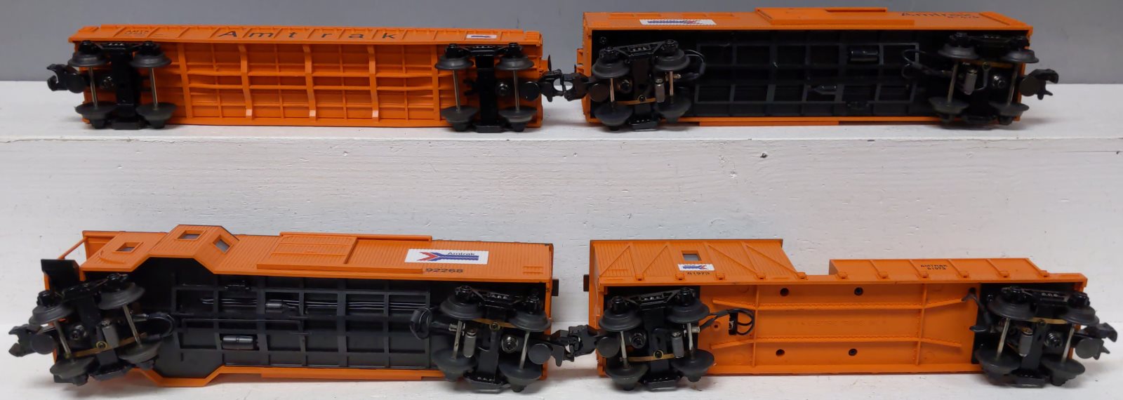 MTH 30-4024-1 RailKing Amtrak Diesel Freight Cars Only EX