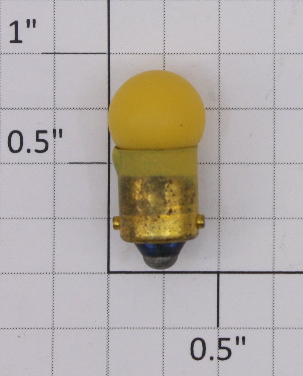 Lionel 12768-314 Yellow Painted 14 Volt Bayonet Small Globe Light Bulbs