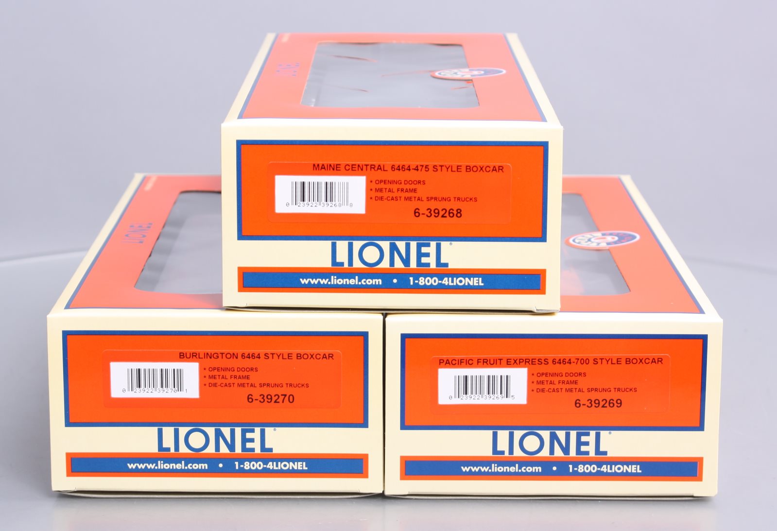 Lionel 6-39267 O Gauge Archive Collection Box Cars #3 (Set of 3) LN/Box