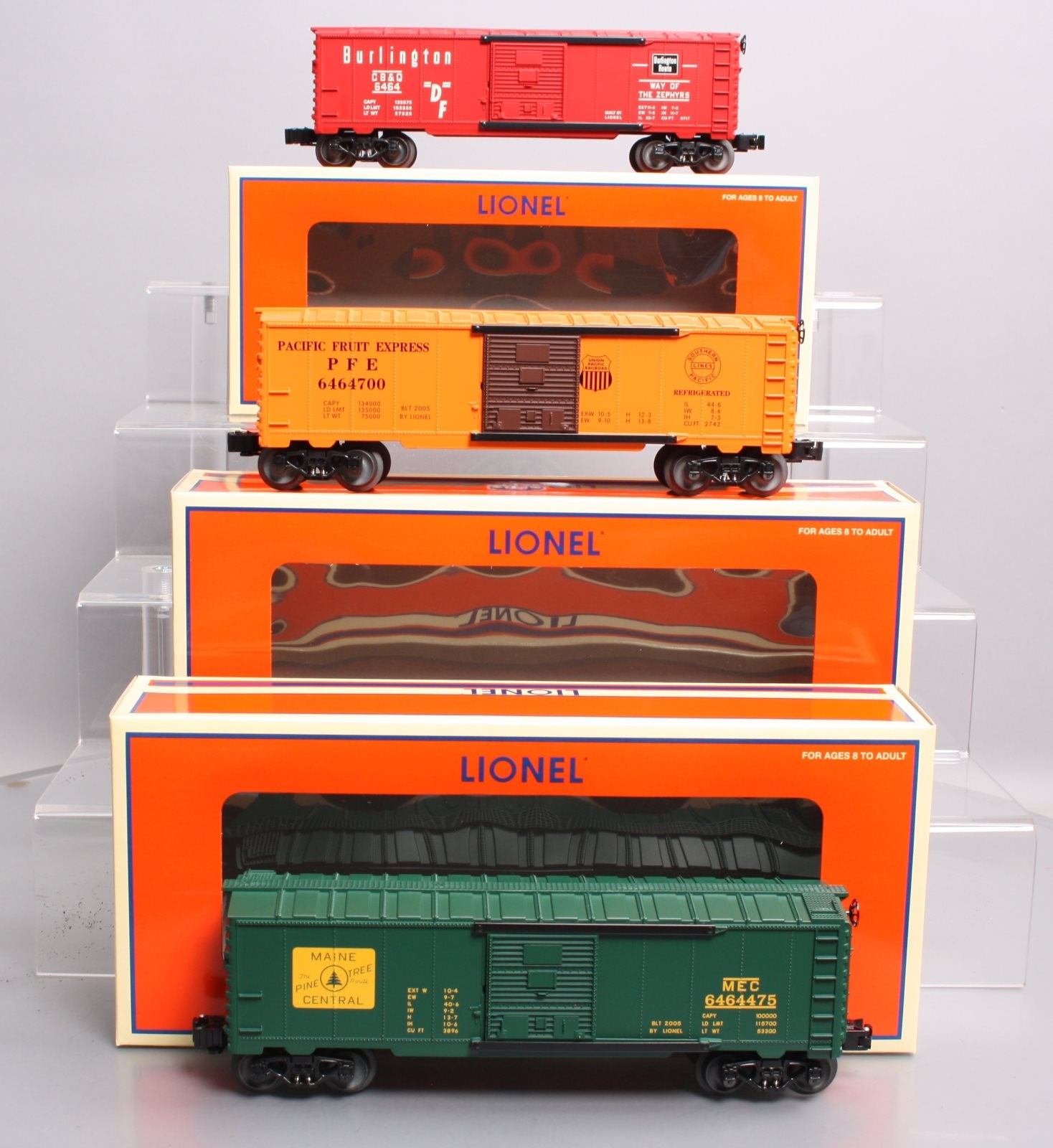 Lionel 6-39267 O Gauge Archive Collection Box Cars #3 (Set of 3) LN/Box