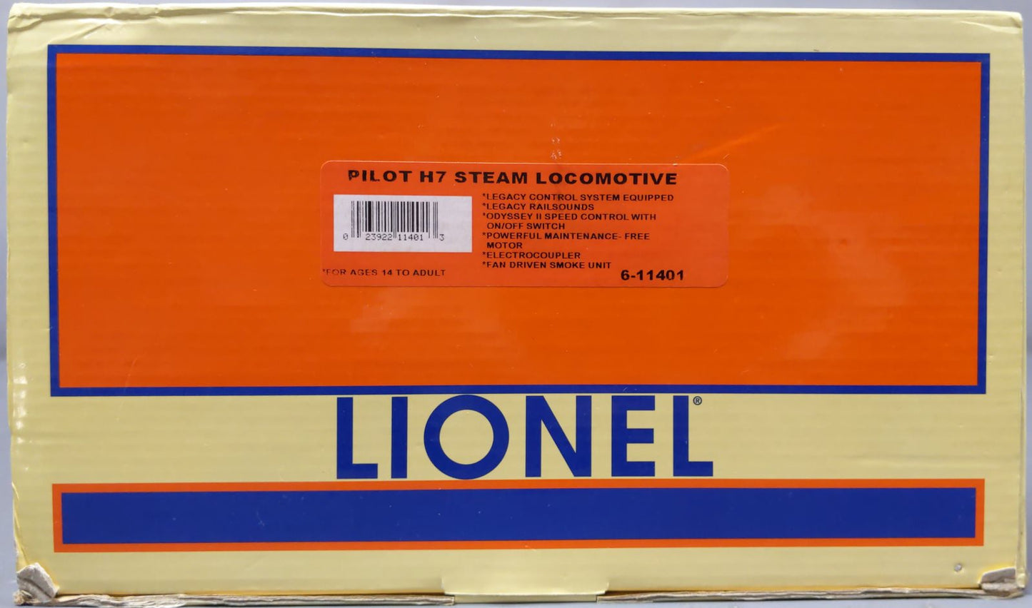 Lionel 6-11401 Undecorated Pilot H7 2-8-8-2 Steam Locomotive & Tender w LEGACY