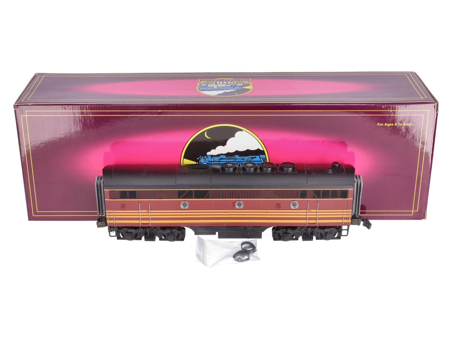 MTH 20-2126-4 O Gauge Boston & Maine F-3 B-Unit Powered Diesel Engine LN/Box