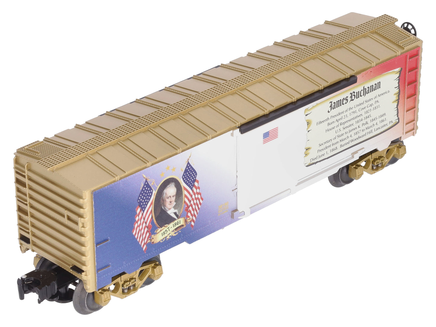 Lionel 1938190 O USA James Buchanan Presidents Boxcar