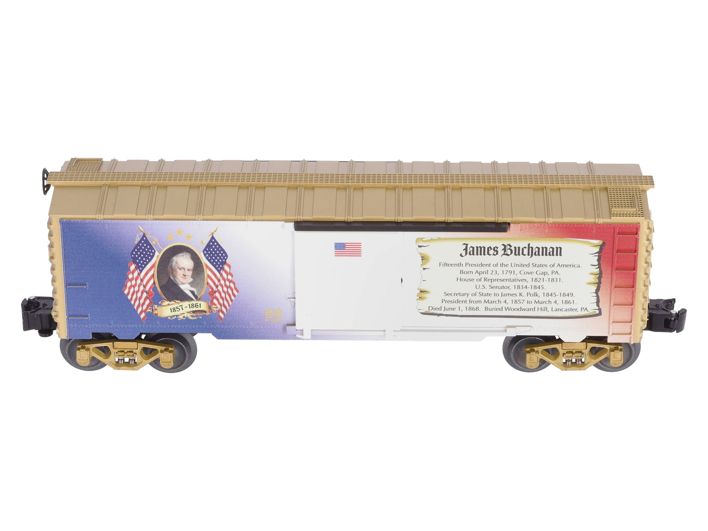 Lionel 1938190 O USA James Buchanan Presidents Boxcar