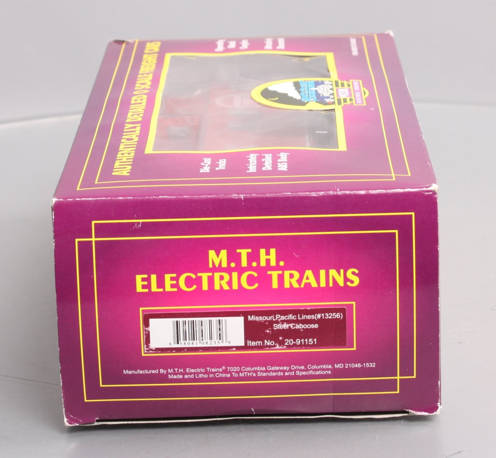 MTH 20-91151 O Gauge Missouri Pacific Lines Steel Caboose #13254 NIB