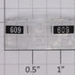 Lionel 28512-17 #609 GP-7 Front Number Board and Lens Insert