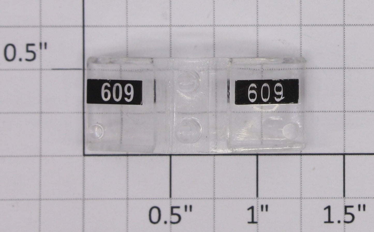 Lionel 28512-17 #609 GP-7 Front Number Board and Lens Insert