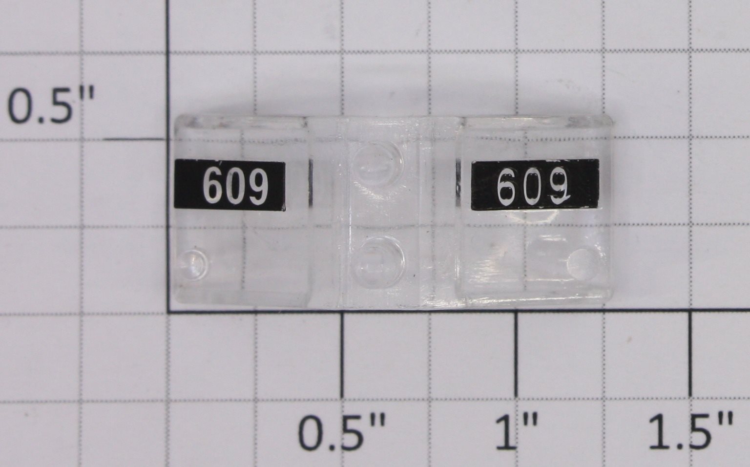 Lionel 28512-17 #609 GP-7 Front Number Board and Lens Insert