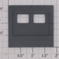 Lionel 19131-14 Gray Lackawanna Baggage Car Door