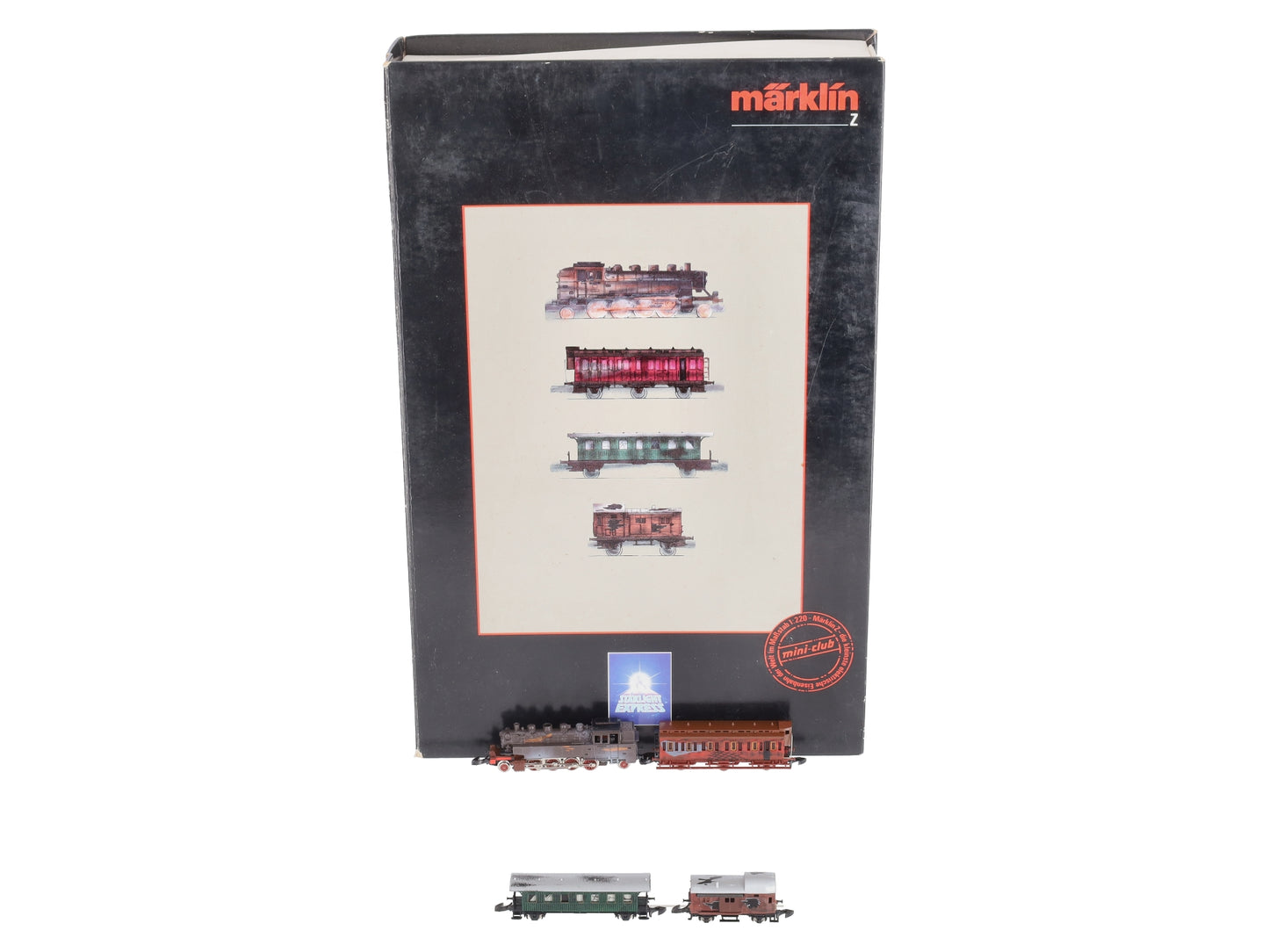 Marklin 8115 Z Starlight Express “Poppa“ Weathered Steam Passenger Train Set LN/Box