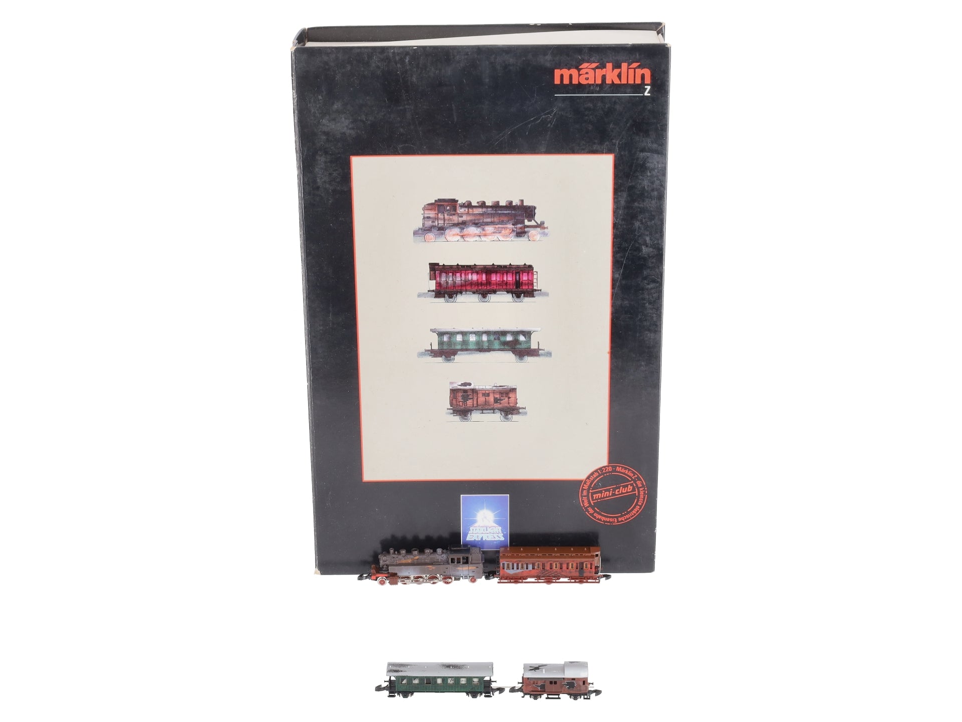 Marklin 8115 Z Starlight Express “Poppa“ Weathered Steam Passenger Train Set LN/Box