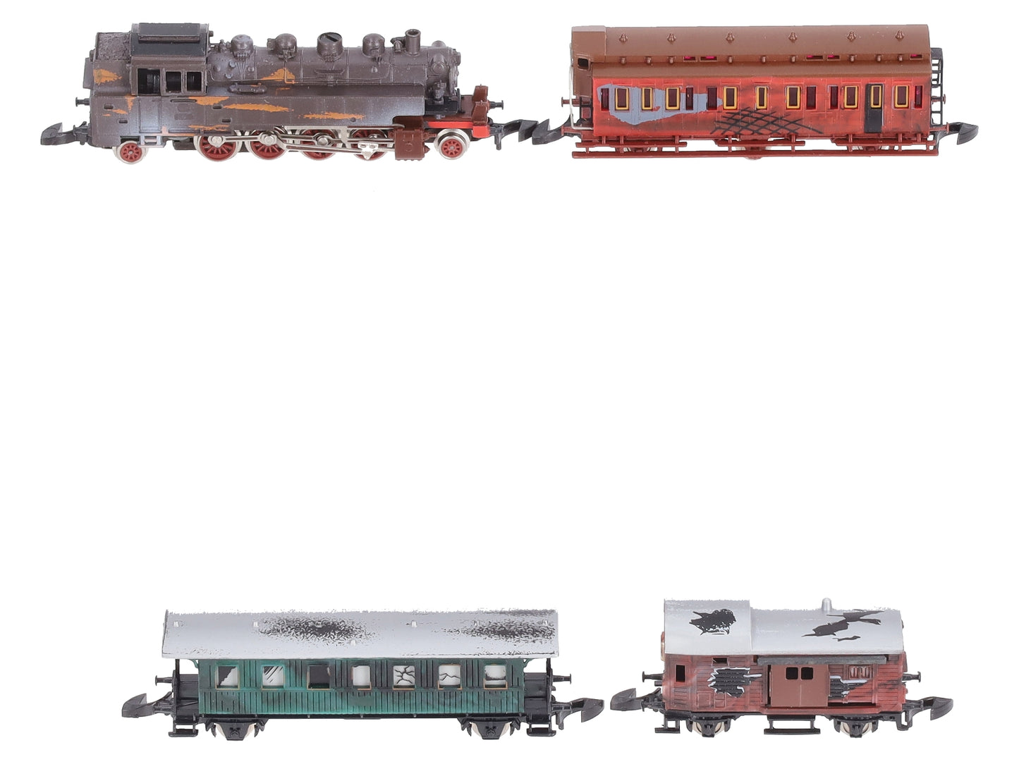 Marklin 8115 Z Starlight Express “Poppa“ Weathered Steam Passenger Train Set LN/Box