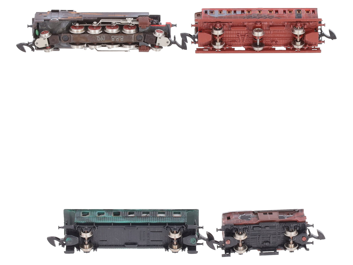 Marklin 8115 Z Starlight Express “Poppa“ Weathered Steam Passenger Train Set LN/Box