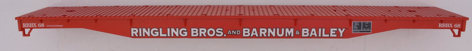 Lionel 22124-2 Red RBBB #68 Flatcar Body