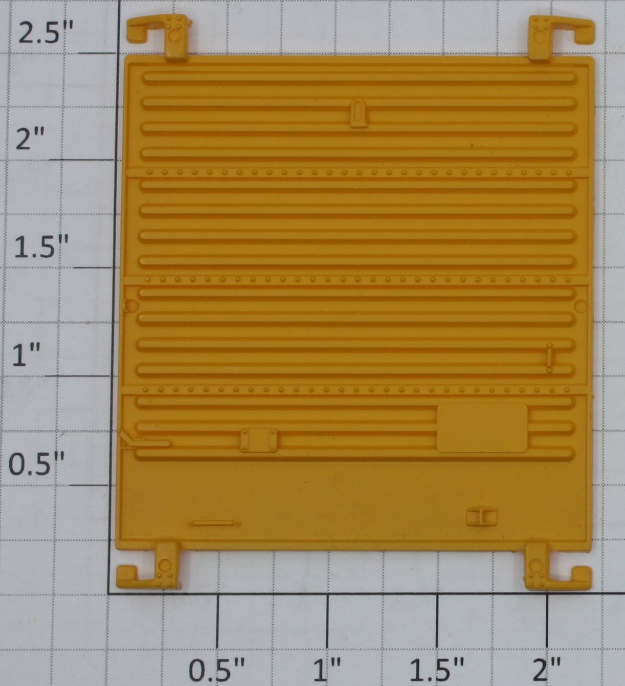 Lionel 19241-12 Yellow Hi-Cube Boxcar Door with Guides