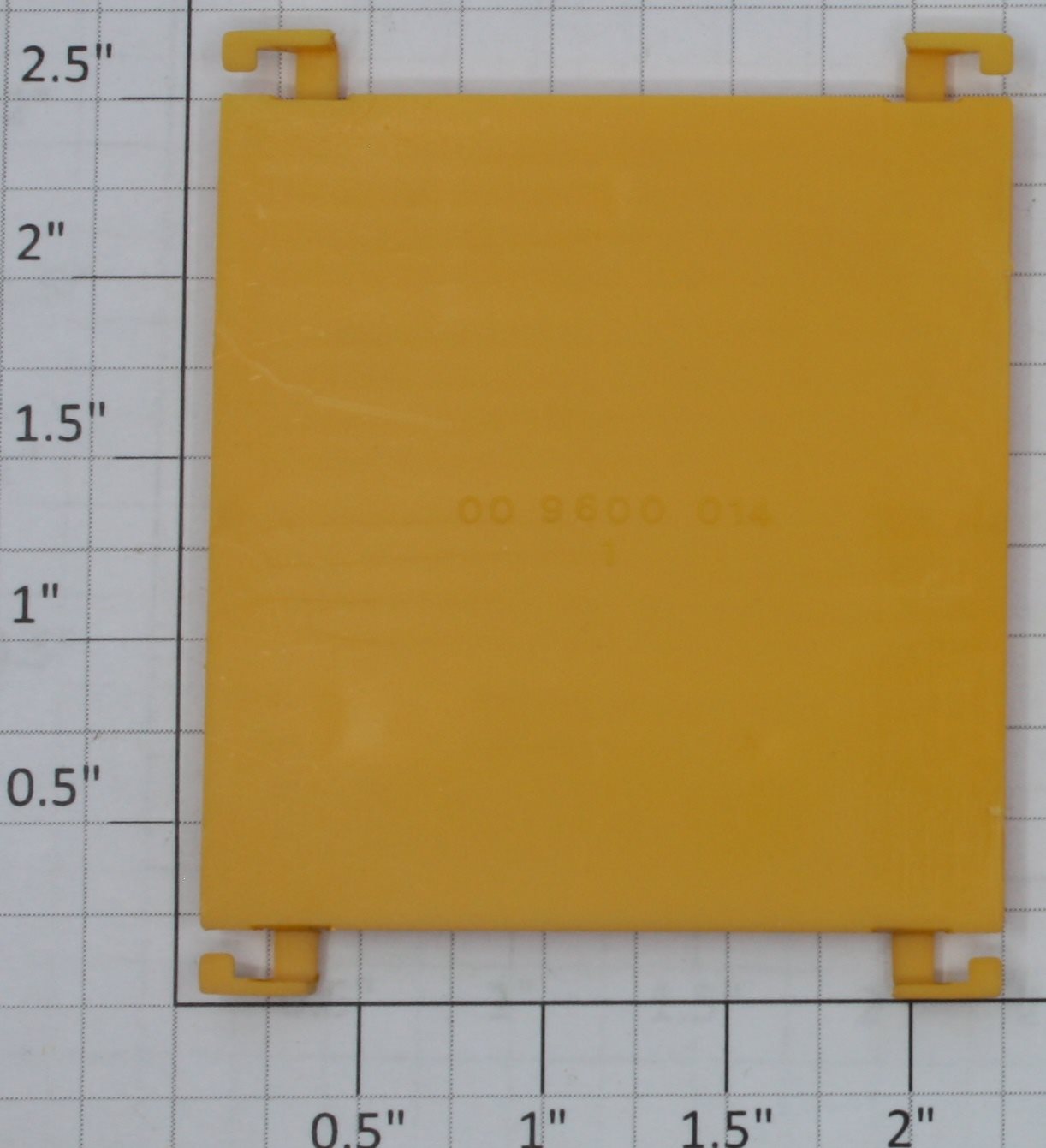 Lionel 19241-12 Yellow Hi-Cube Boxcar Door with Guides