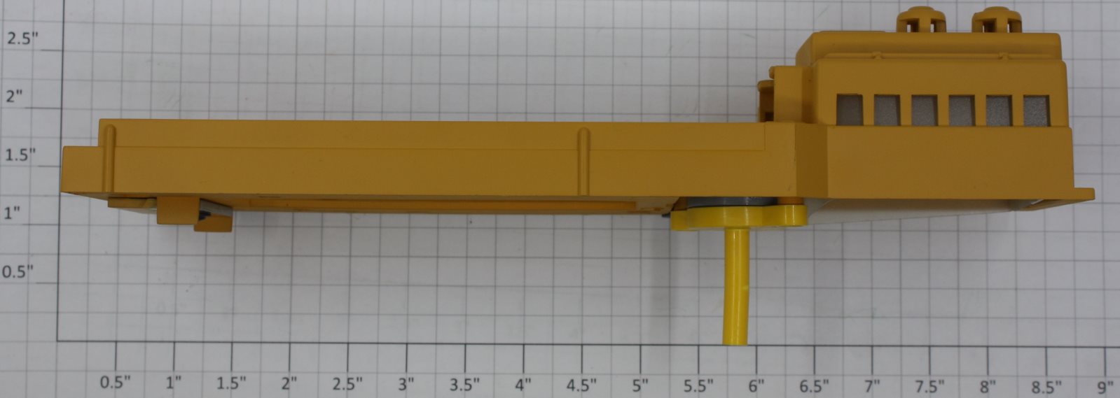 Lionel 26835-7 Dark Yellow Track Cleaning Car Shell