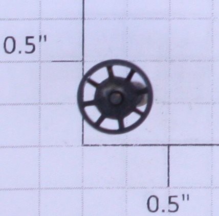 Lionel 2419-23 Complete Brake Wheel and Long Shaft Assembly