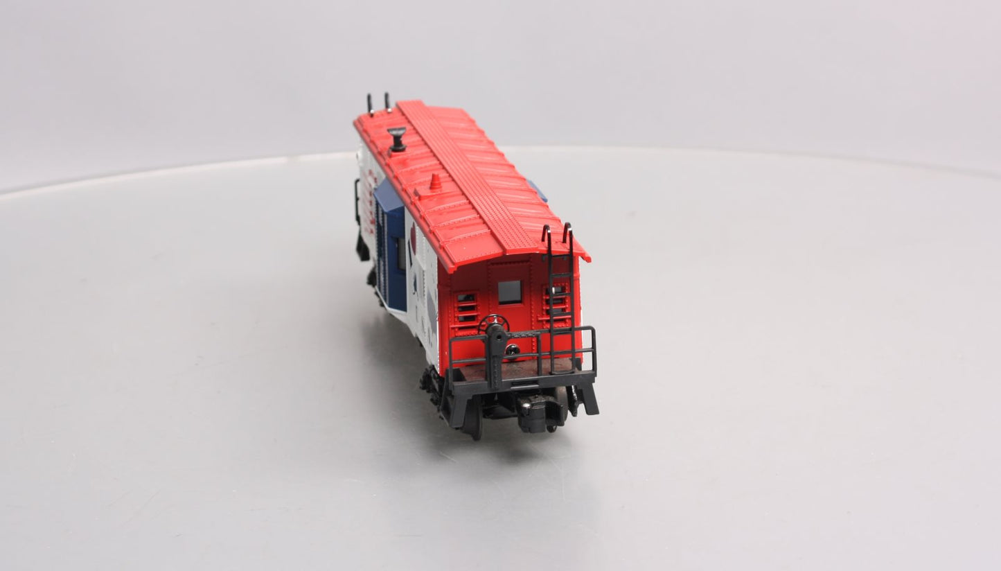 Lionel 6-29727 O Gauge I Love USA Bay Window Illuminated Caboose #1985 LN/Box