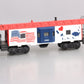 Lionel 6-29727 O Gauge I Love USA Bay Window Illuminated Caboose #1985 LN/Box
