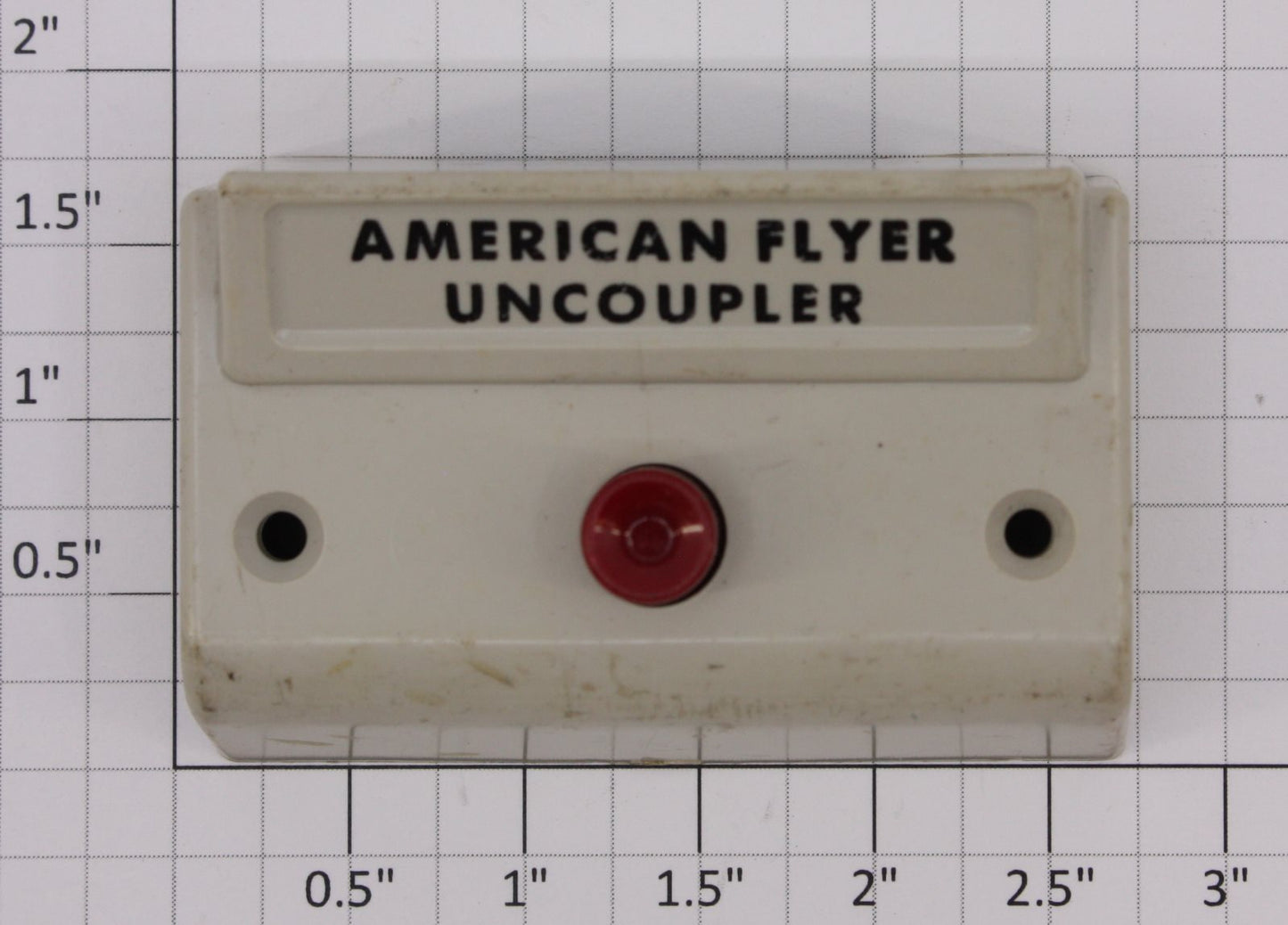 American Flyer XA10961-DW S Gauge White "Uncoupler" Control Switch
