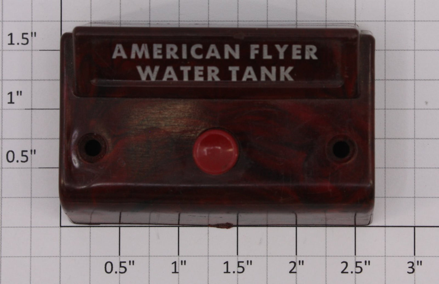 American Flyer XA10961-DM S Gauge Marbled 596 "Water Tank" Control Button