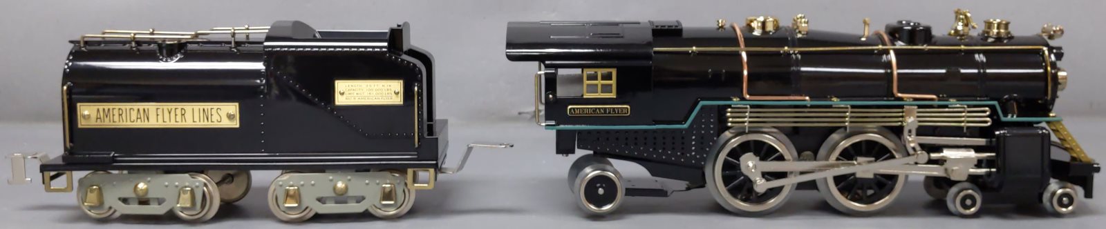 MTH 11-1020-1 Std Lionel Corp AFL Tinplate 4696 Steam Engine & Tender w/PS2 NIB