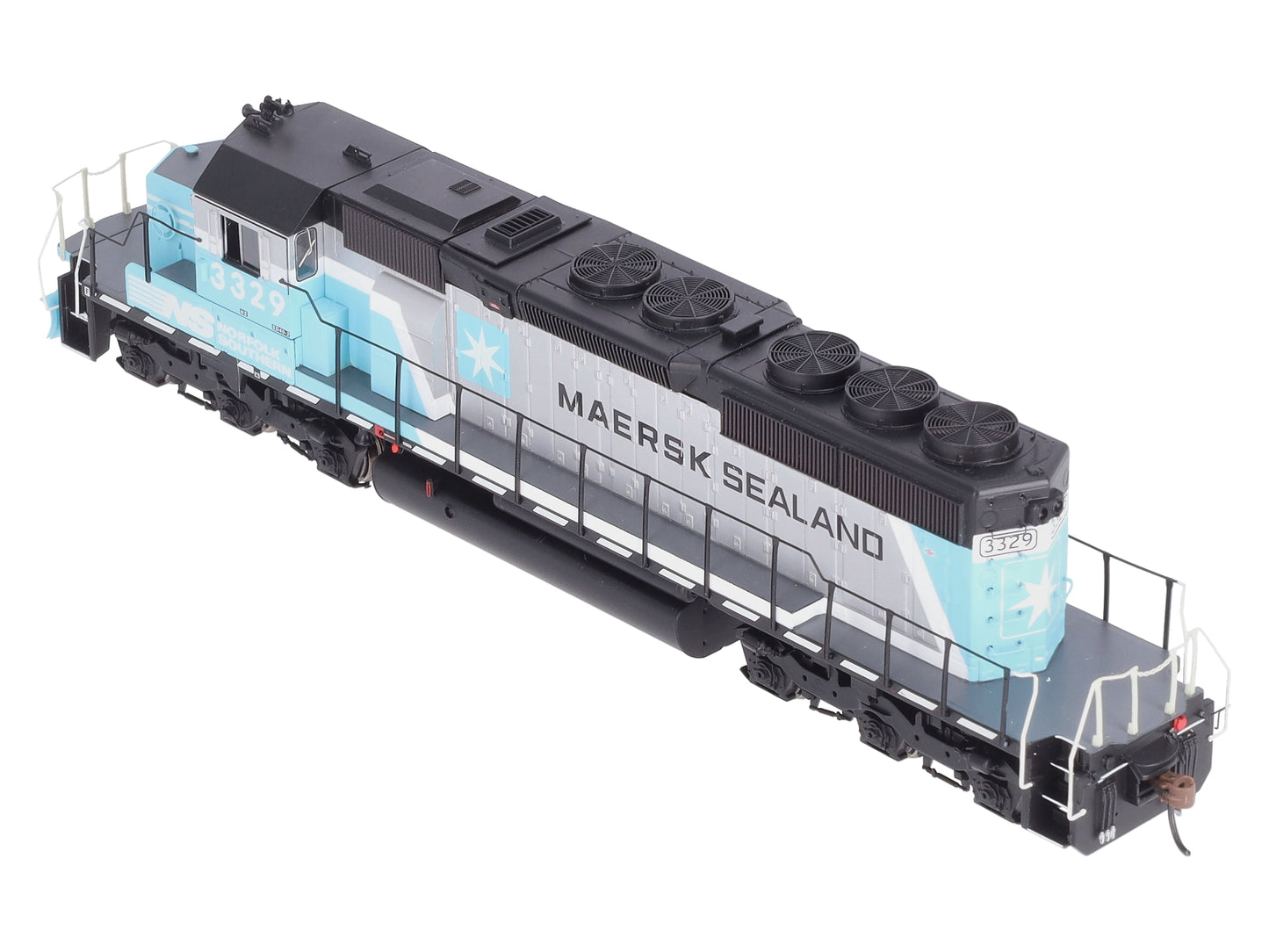 Athearn 71528 HO NS/Maersk Sealand RTR SD40-2 Diesel Locomotive #3329