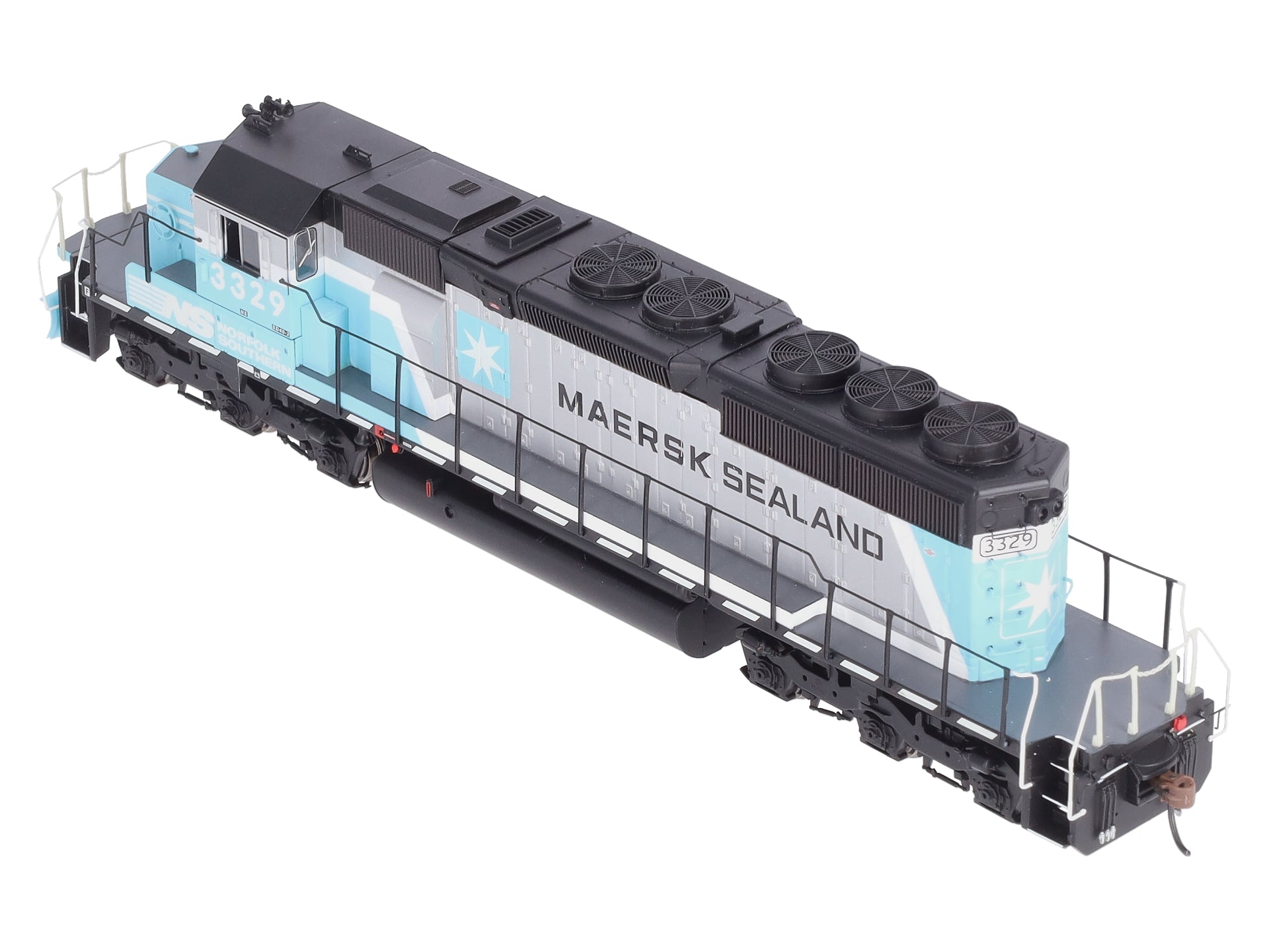 Athearn 71528 HO NS/Maersk Sealand RTR SD40-2 Diesel Locomotive #3329