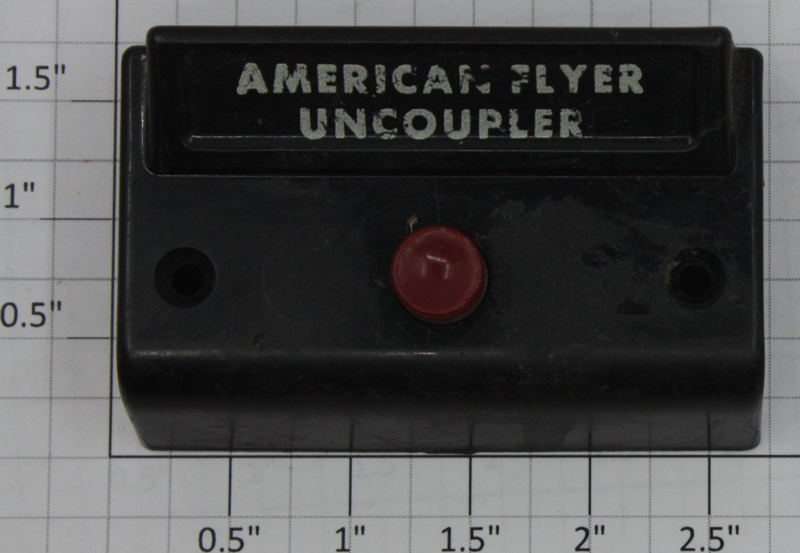 American Flyer XA10961-DC S Gauge Black Uncoupler Control Switch with Claws