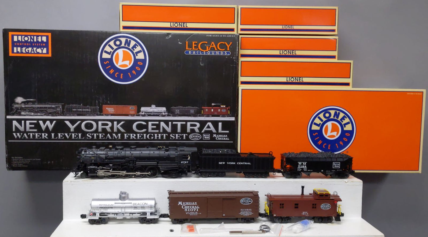 Lionel 6-29364 O Gauge New York Central Water Level Steam Freight Train Set