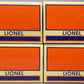 Lionel 6-25722 O Gauge D&RGW California Zephyr 18'' Aluminum Passenger 4-Car Set