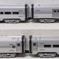 Lionel 6-25722 O Gauge D&RGW California Zephyr 18'' Aluminum Passenger 4-Car Set