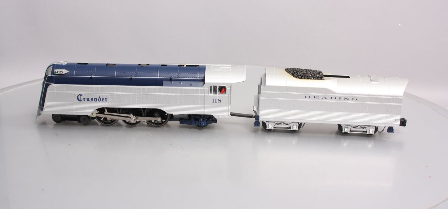 MTH 30-1699-1 O Reading 4-6-2 Imperial Streamlined Crusader #118 w/PS3