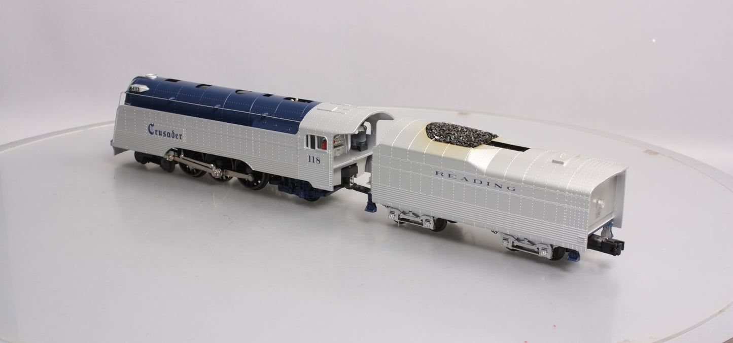 MTH 30-1699-1 O Reading 4-6-2 Imperial Streamlined Crusader #118 w/PS3