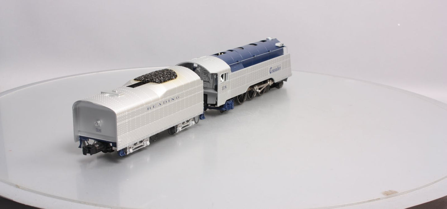 MTH 30-1699-1 O Reading 4-6-2 Imperial Streamlined Crusader #118 w/PS3