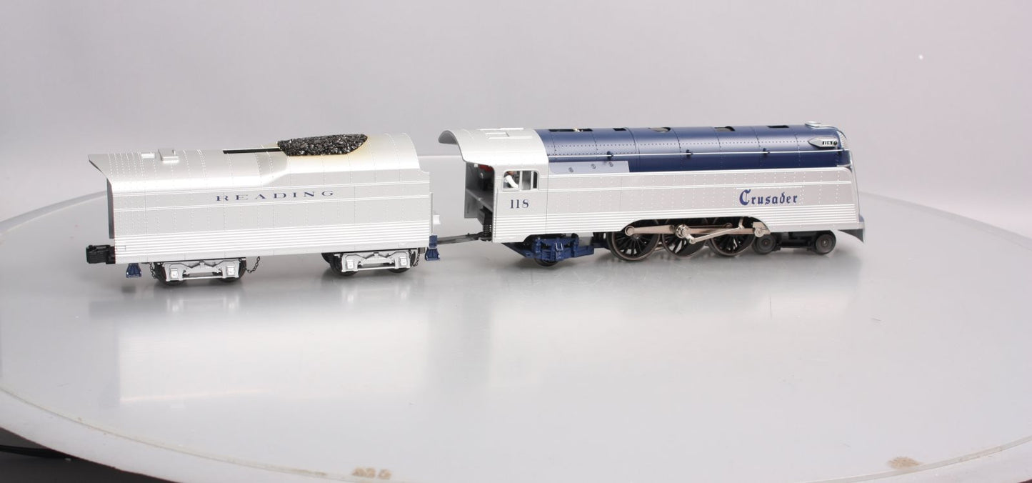 MTH 30-1699-1 O Reading 4-6-2 Imperial Streamlined Crusader #118 w/PS3