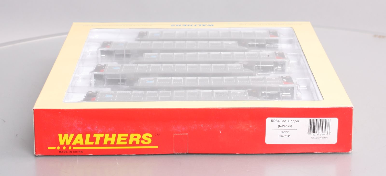 Walthers 932-7835 HO Scale RD Coal Hopper (6-Pack) NIB