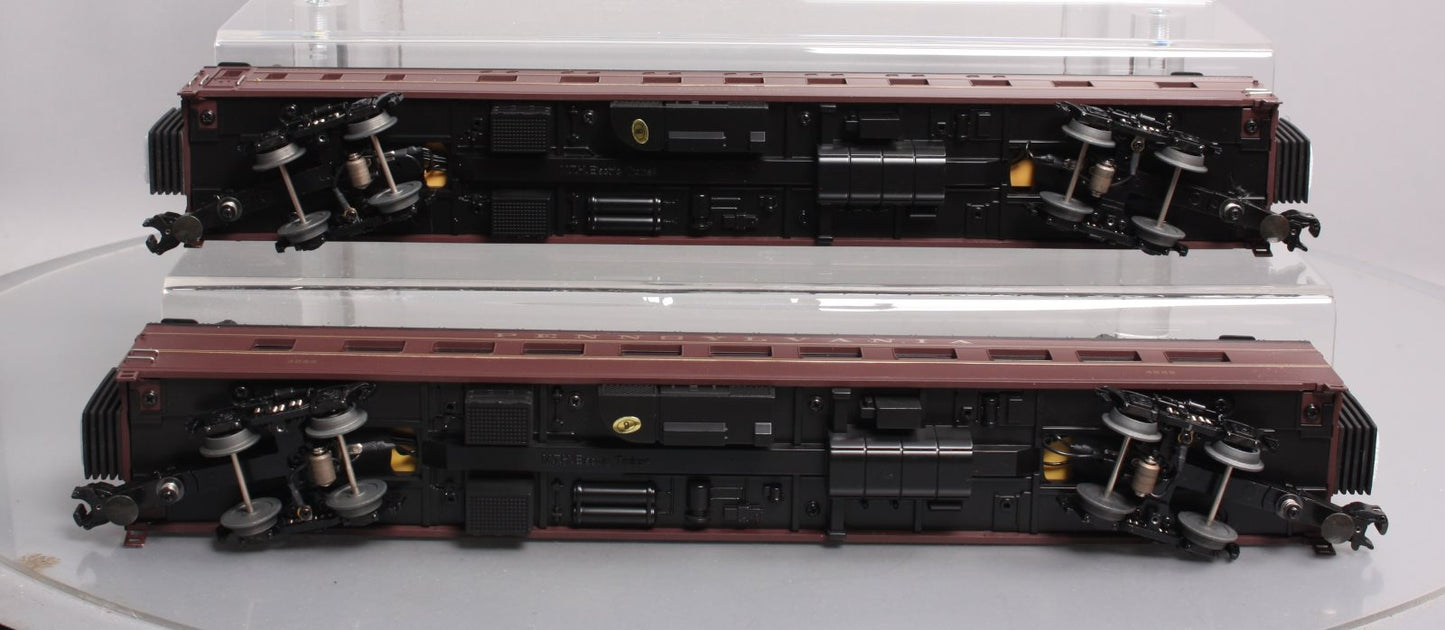 MTH 20-66043 O PRR 70' Streamlined Smooth Sided Sleeper/Diner Set (Set of 2)