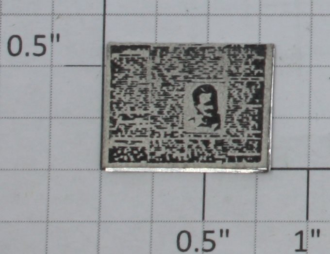 Lionel 128-77 Metal Newspaper for Man