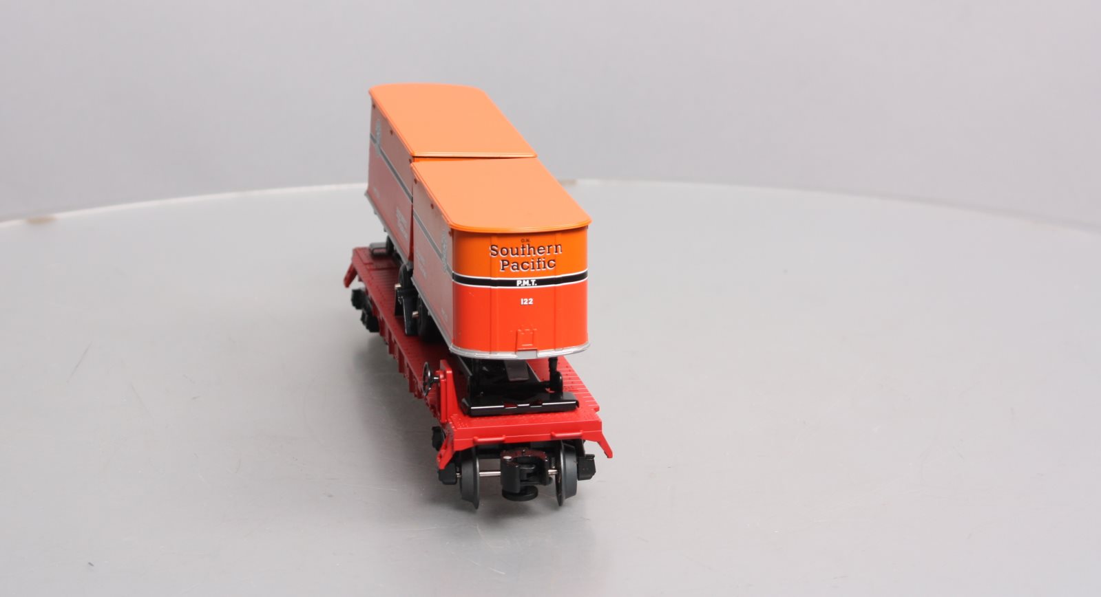 Lionel 6-81465 O Gauge Southern Pacific Flatcar w/Piggyback Trailers LN/Box