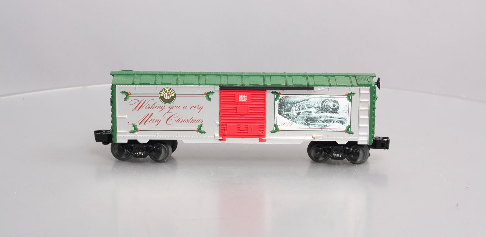 Lionel 6-25960 O North Pole Central Tree Delivery Transparent Boxcar #25960 LN/Box